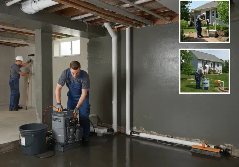 Basement Waterproofing and Flood Prevention process in Miami Shores, FL